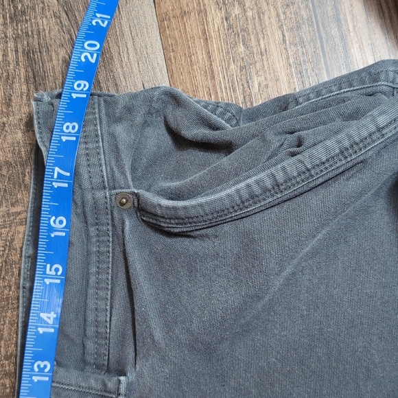 Eddie Bauer Flex Mountain Utility Pants Size 38x34 In Gray Heavyweight Canvas - Picture 11 of 12